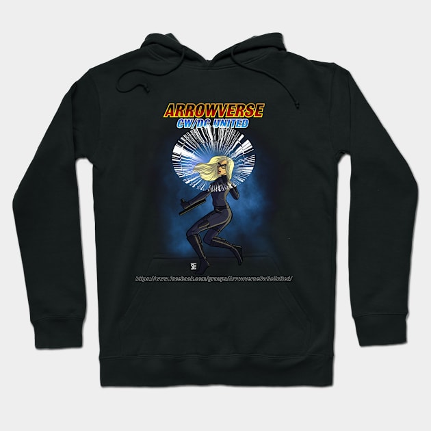 Black Canary Hoodie by AQUAFAN77